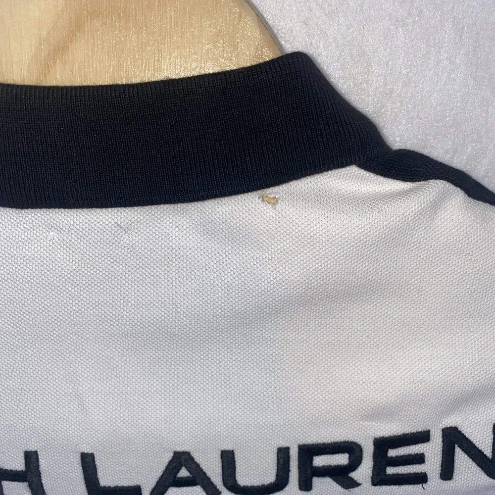 Polo Ralph Lauren USA Short Sleeve Polo Shirt  Men XXL White See Description C12
